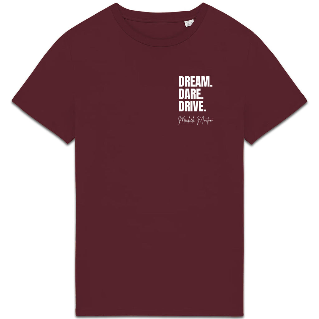 Dream. Dare. Drive. Men Colorful T-shirt - front_0