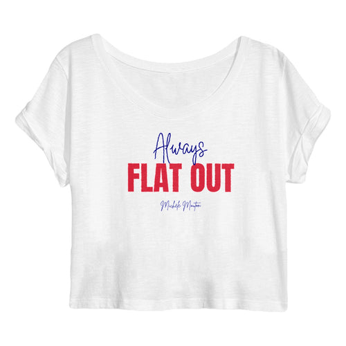 Always Flat Out Cropped T-shirt Women - front_white
