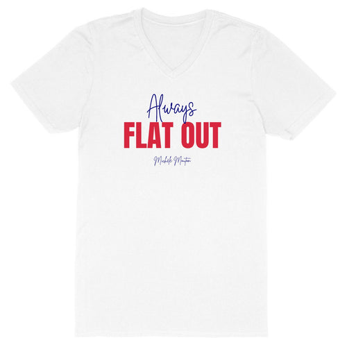 Always Flat Out V-neck T-shirt Men - front_white